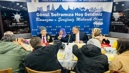 Bilecik’te şehit aileleri ve gaziler aynı sofrada buluştu