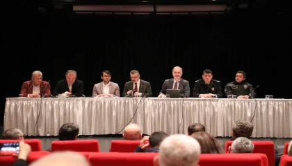 Bursa İnegöl’de 116 muhtarla istişare toplantısı yapıldı