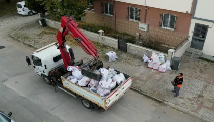 Bursa İnegöl’de atıklar belediye kontrolünde