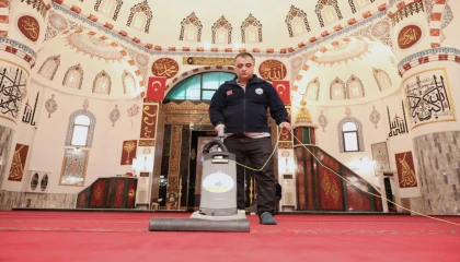 Bursa Osmangazi’de camiler Ramazan’a özenle hazırlandı