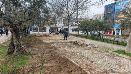 Bursa’da Gemlik Çarşı Meydanı daha güvenli ve estetik olacak