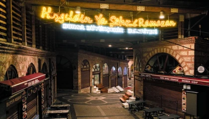 Bursa’da Ramazan’a özel ışıklandırmalar