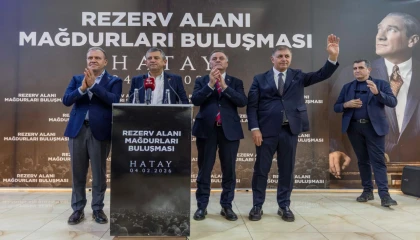 CHP’li başkanlar Hatay’da depremzedelerle buluştu