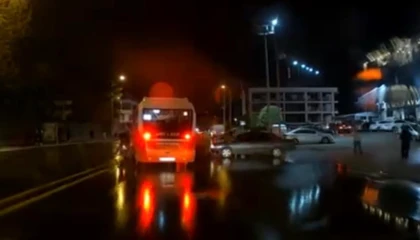 Düzce’de belediye otobüsü, elektrikli bisiklete çarptı