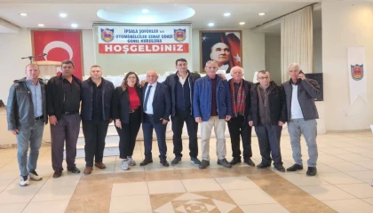 Edirne İpsala Şoförler Odası’nda Kutlubay güven tazeledi