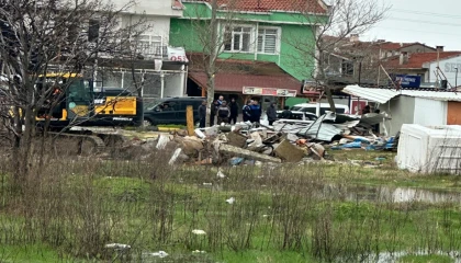 Erikli Sahili’nde yıkım çalışmaları başladı