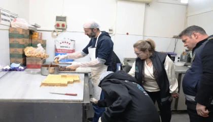 Fırın ve pastanelere şok baskın