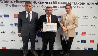 Gaziantep’e Avrupa’dan yönetişim ödülü