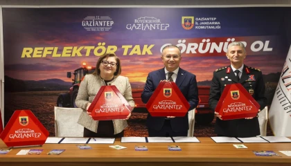 Gaziantep’te çiftçilere reflektör dağıtılacak