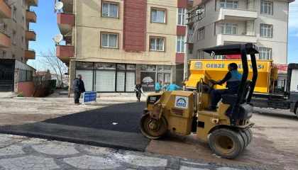 Gebze’de yıpranan yollara anında onarım