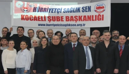 Hürriyetçi Sağlık-Sen Kocaeli Şubesi resmen kuruldu