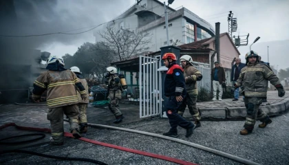 İzmir Bornova’daki fabrika yangını söndürüldü