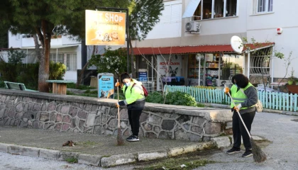 İzmir Çiğli’de temizlik seferberliği