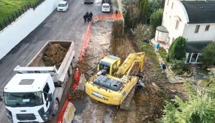 İzmit’te Tüysüzler’e yeni istinat duvarı