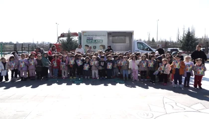 Kayseri Melikgazi’den öğrencilere ’sıfır atık’ eğitimi