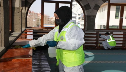 Kayseri Talas’ta camiler ramazana hazır