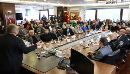 Keçiörenli muhtarlardan Başkan Özarslan’a destek ziyareti