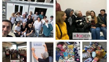 KİGDER deprem bölgesinden elini çekmedi