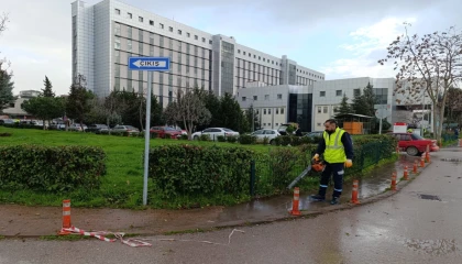 Kocaeli’de hastane bahçelerine Büyükşehir’den dokunuş