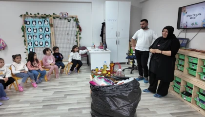 Kocaeli’de minik öğrencilere sıfır atık eğitimi