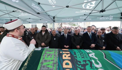 Kocaelispor??Beşiktaş maçında hayatını kaybeden Harda Kaçmaz’a son görev