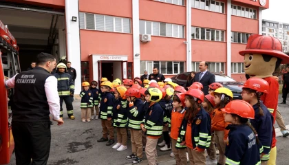 Konya ’da 45 bin ilkokul 1’lere itfaiye eğitimi