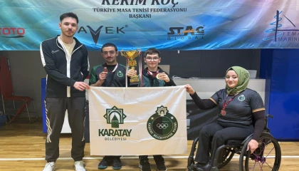Konya Karataylı sporcular 5 madalya ile döndü