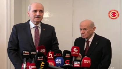 Kurtulmuş’tan ’Terörsüz Türkiye’ için ilk ziyaret Bahçeli’ye