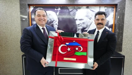 Manisa’da Azerbaycan Kültür Derneği’nden dostluk ziyareti