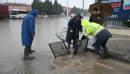 Manisa’da MASKİ ekipleri sağanak dolayısıyla sahada