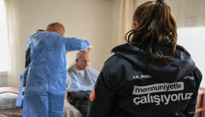 Mersin’de evde sağlık hizmeti vatandaşın yanında