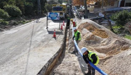 Mersin’de Hacıhalilarpaç’ın içme suyu altyapısı yenilendi