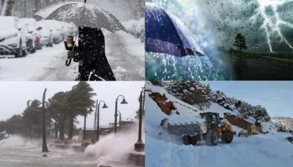 Meteoroloji’den kuvvetli yağış, rüzgar ve çığ uyarısı