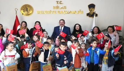 Muğla Milas’ta anaokulu öğrencileri yerel yönetimleri tanıdı