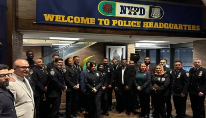 New York Polis Teşkilatı’nda Ramazan hilali yakıldı