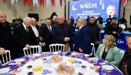 Ordu Büyükşehir’in iftar sofrası Çamaş’ta kuruldu