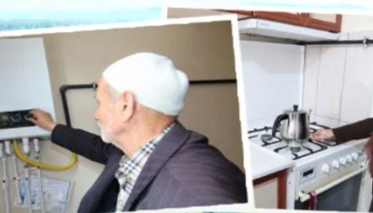 Ordu’da 124 konut ücretsiz doğalgaza dönüştürüldü