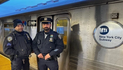 Queens metrosunun başında bir Türk... NYPD’li Teğmen Ali Hammutoğlu’ndan gençlere çağrı