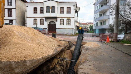 Sakarya’da yeni yağmur suyu hattı ile Elperek yağışlara karşı güvende