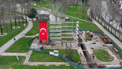 Sakarya’nın sembolü Tarihi Çark’ta yıllar sonra su akacak