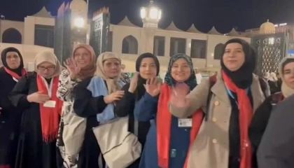 Şehit yakınları Umre’den döndü