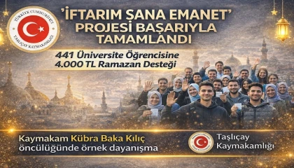 Taşlıçay’da ’İftarım Sana Emanet’ başarıyla tamamlandı