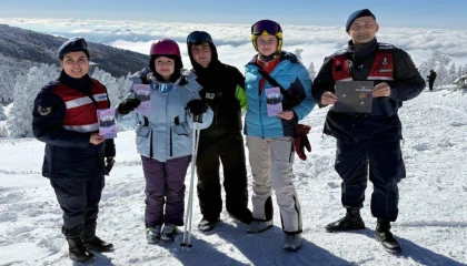 Uludağ’da Jandarma’dan KADES farkındalığı