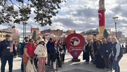 Uluslararası turizm acenteleri Çorum’u keşfediyor