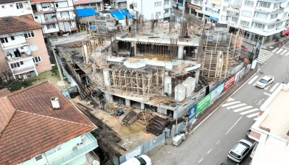 Yeni Kuruçeşme Merkez Camii şekillenmeye başladı