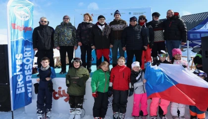 5’nci Diplomatik Kayak Yarışı nefesleri kesti