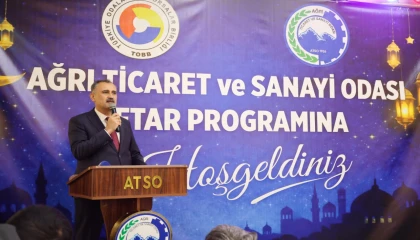 Ağrı’da iş dünyası ATSO iftarında buluştu