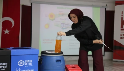 Ankara Keçiören’de öğrencilere çevre bilinci eğitimi