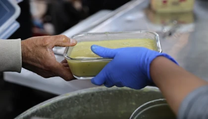 Antalya Mobil Aşevi Kepez’de ikramda bulundu