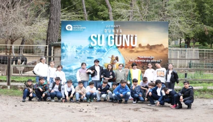 Antalya’da Dünya Su Günü’nde çocuklara eğlenceli eğitim